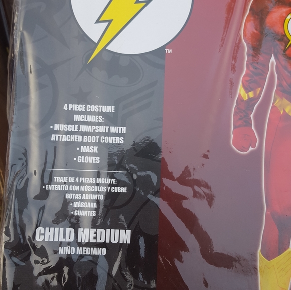 The Flash child deluxe costume new - Picture 6 of 11
